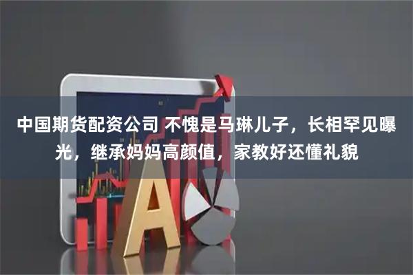 中国期货配资公司 不愧是马琳儿子，长相罕见曝光，继承妈妈高颜值，家教好还懂礼貌